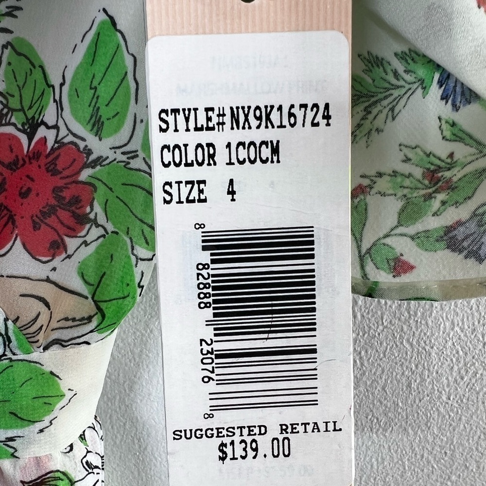 Nanette Lepore Women's Floral Cold Shoulder Dress - Picture 15 of 16